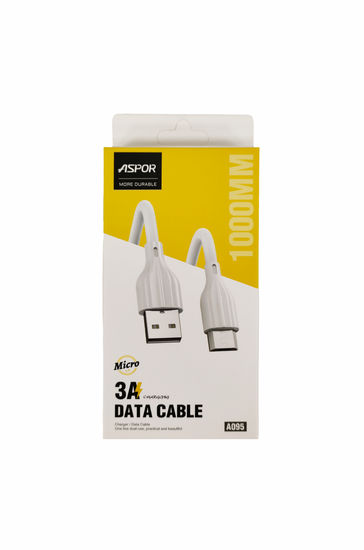 ASPOR A095 3A, для Micro-USB 1m (белый)