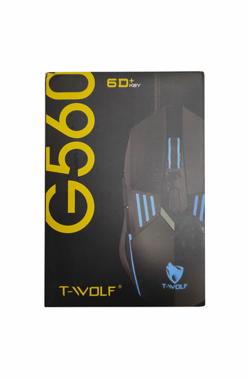 T-Wolf G560 проводная игровая мышь (черный)