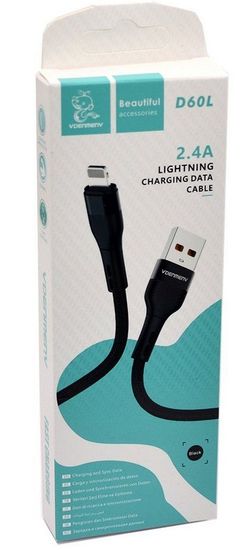 Denmen D60L для Lightning 2.4А (1м)