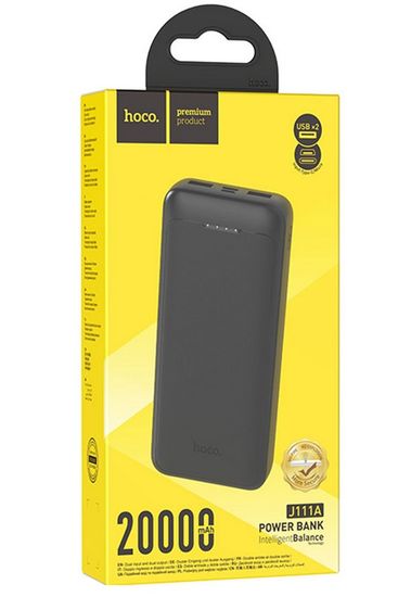 Hoco J111A 20000mAh 2USB, 2A (черный)