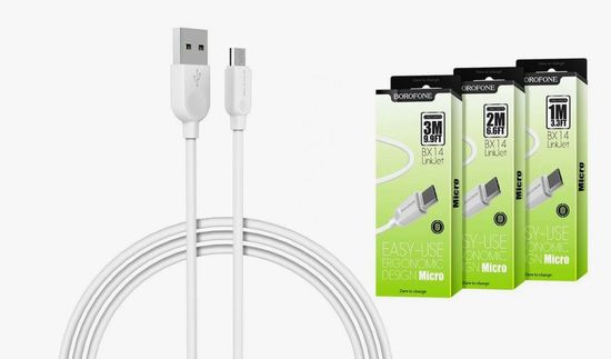 Borofone BX14 для Micro-USB 2.0A (2м)