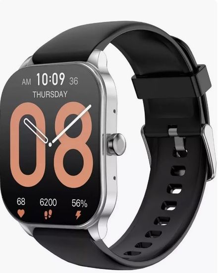 Amazfit Pop 3S (A2318), LCD-AMOLED 1.96(410*502), BT 5.2/12 days, 300mAh/BT-call (черный)