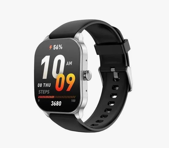 Amazfit Pop 3S (A2318), LCD-AMOLED 1.96(410*502), BT 5.2/12 days, 300mAh/BT-call (серебро)