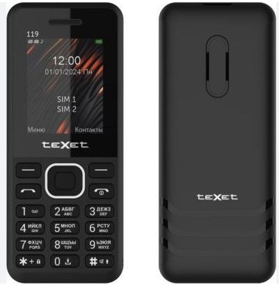 teXet TM-119 (черный)