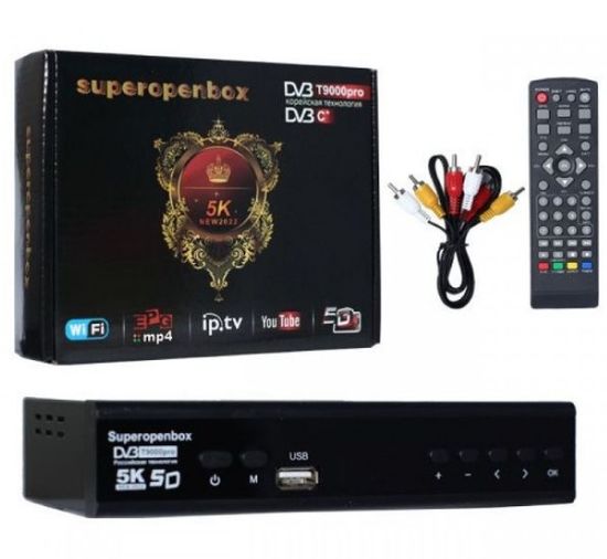 SUPER OPENBOX T9000 PRO (цифровое ТВ, IPTV, YouTube)