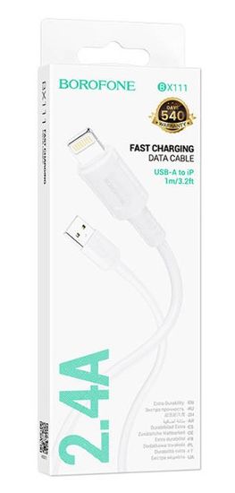 Borofone BX111 для Lightning 2.4A (1м)