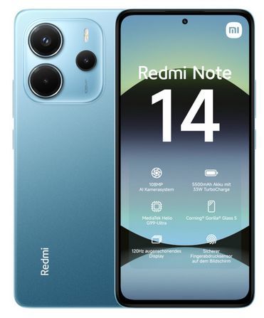Xiaomi Redmi Note 14 8/256Gb (синий)