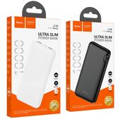 Внешние аккумуляторы Hoco J128 10000mAh (2USB+PD/2A/LED), (черный)