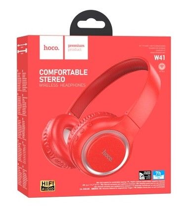 Hoco W41 BT 5.3, 200mAh (красный)