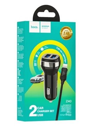 Hoco Z40 2USB для Lightning (2.4A)