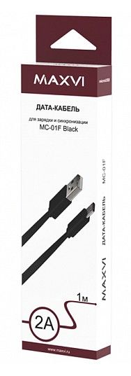 Maxvi MC-01F для MicroUSB 2.0A (1м)