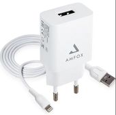 Сетевое зарядное устройство AMFOX AH-45 1USB для Lightning (2.1A)