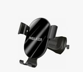 Автомобильный держатель WALKER CX-051 с беспр.ЗУ , крепление на вент. решетку