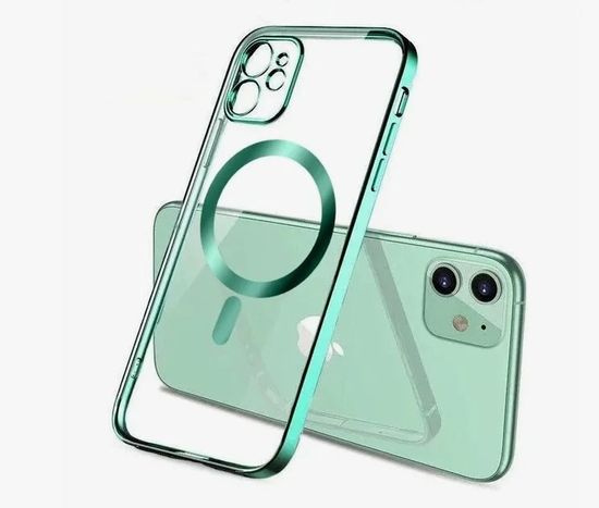 LANCY iPhone 13 PRO магнитный чехол, с беспроводной зарядкой (розовый)