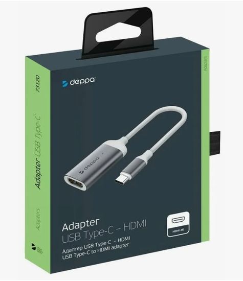 Deppa Type-C (папа) > AUX 72408