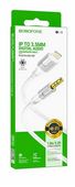 Кабели AUX Borofone BL19 Lightning>AUX (1м)
