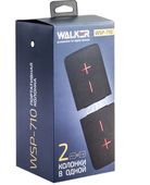 Портативные колонки bluetooth WALKER WSP-710 BT5.0 / 10W*2, стереопара (серый)