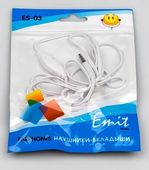Наушники проводные Dialog ES-03 (белый) , (т/п)