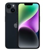 Клип-кейс силиконовый цветной LANCY iPhone 14 (черный)