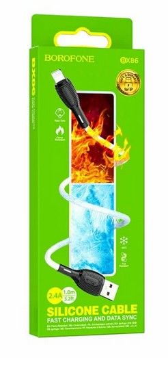 Borofone BX86 для Lightning 2.4A (1м)