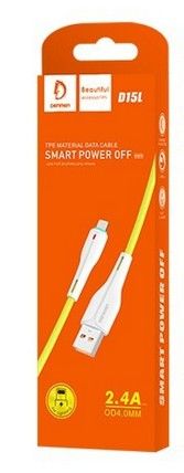 Denmen D15L для Lighning 2.4А (1м)