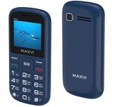 Телефон Maxvi B201 (синий)