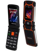 Телефон Maxvi E10 (оранжевый)